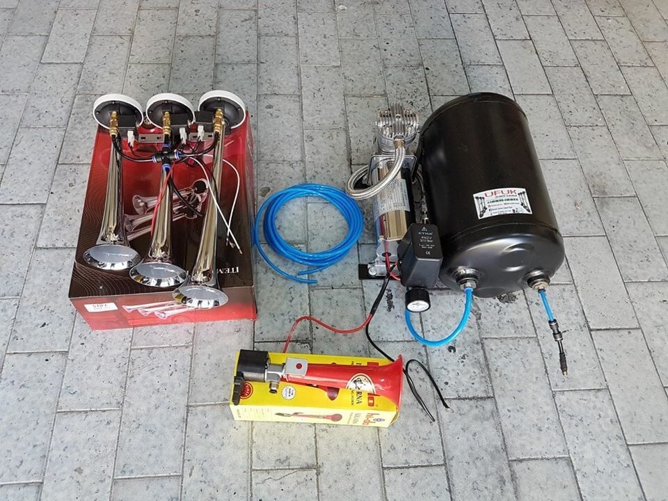 ARAP KORNA VE ISLIK KORNA OTOMATİK SİSTEM HAVALI KORNA SETİ