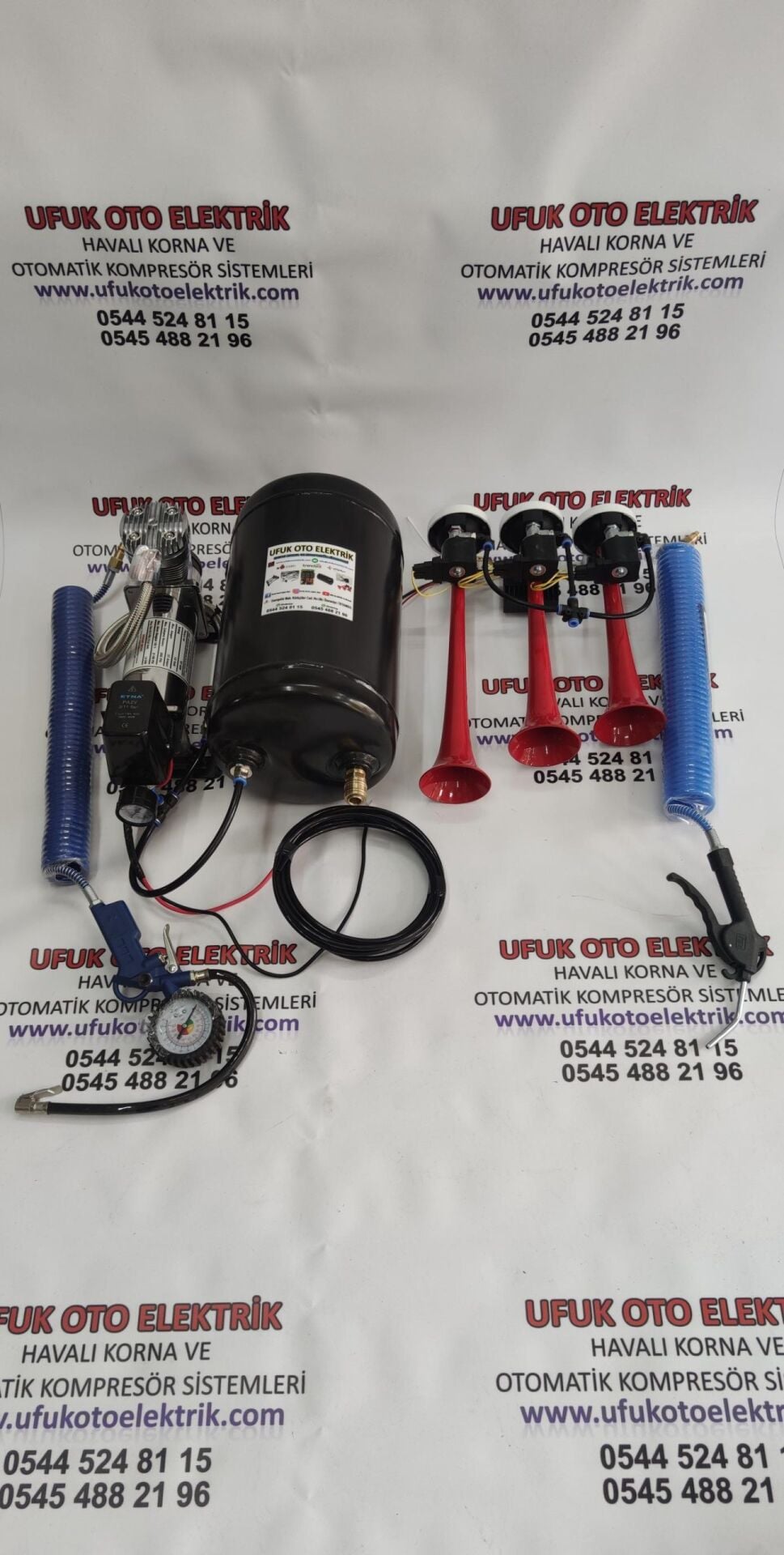Hido Arap Korna Otomatik Sistem Havalı Korna Full Set