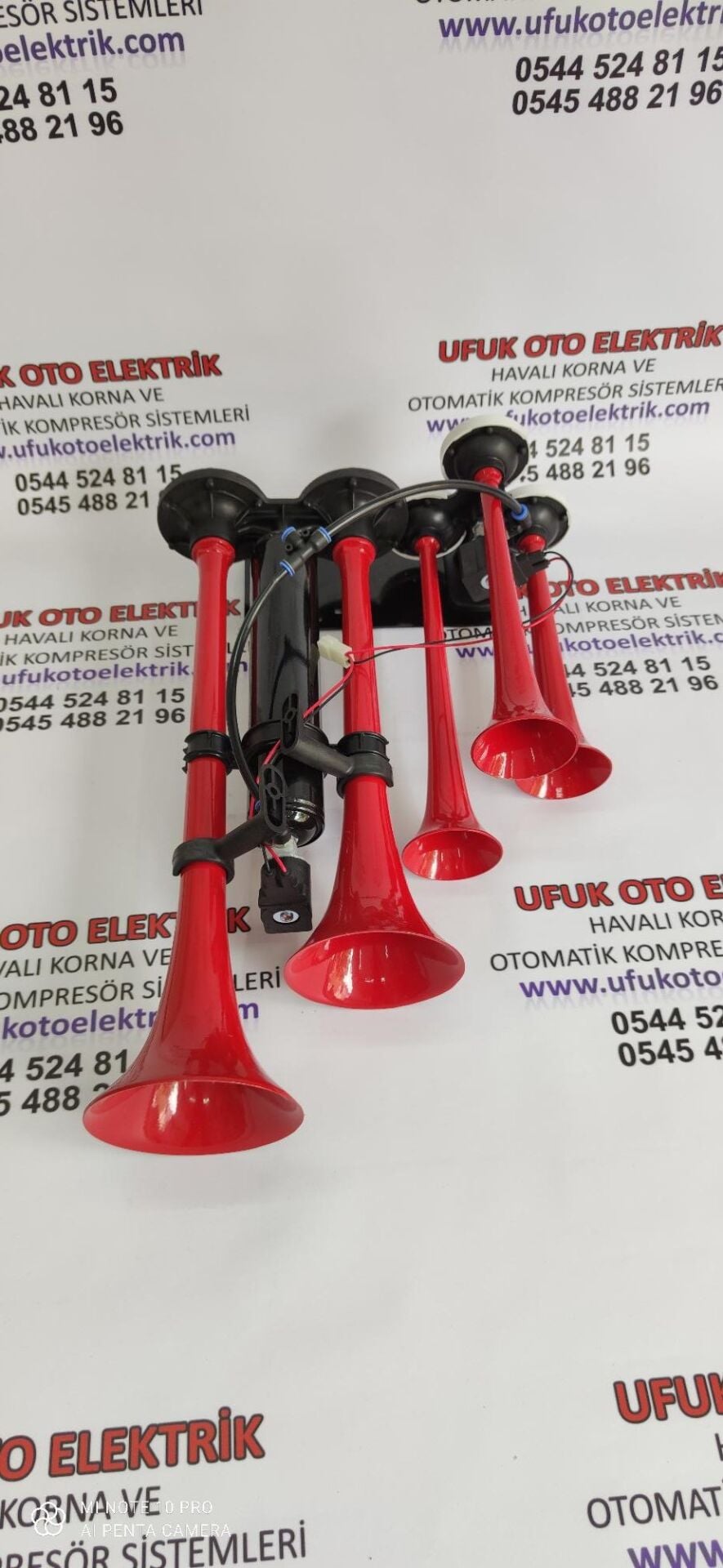 5 Borulu Dadan Yankılı Korna Hido