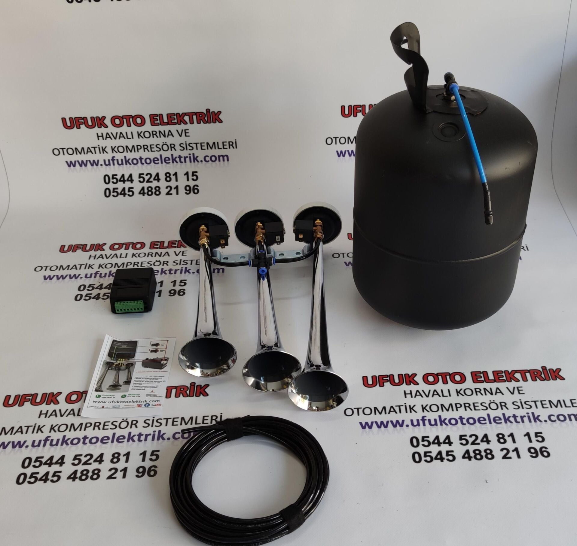Nuri Alco 4 Melodili Havalı Korna Seti