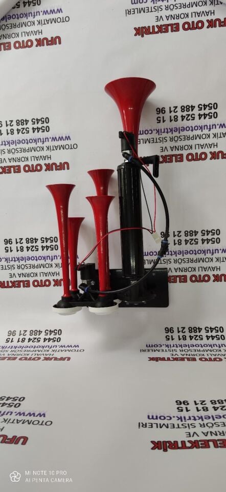 HIDO Hd420c Beş Borulu Süper Yankılı Havalı Dadan Korna
