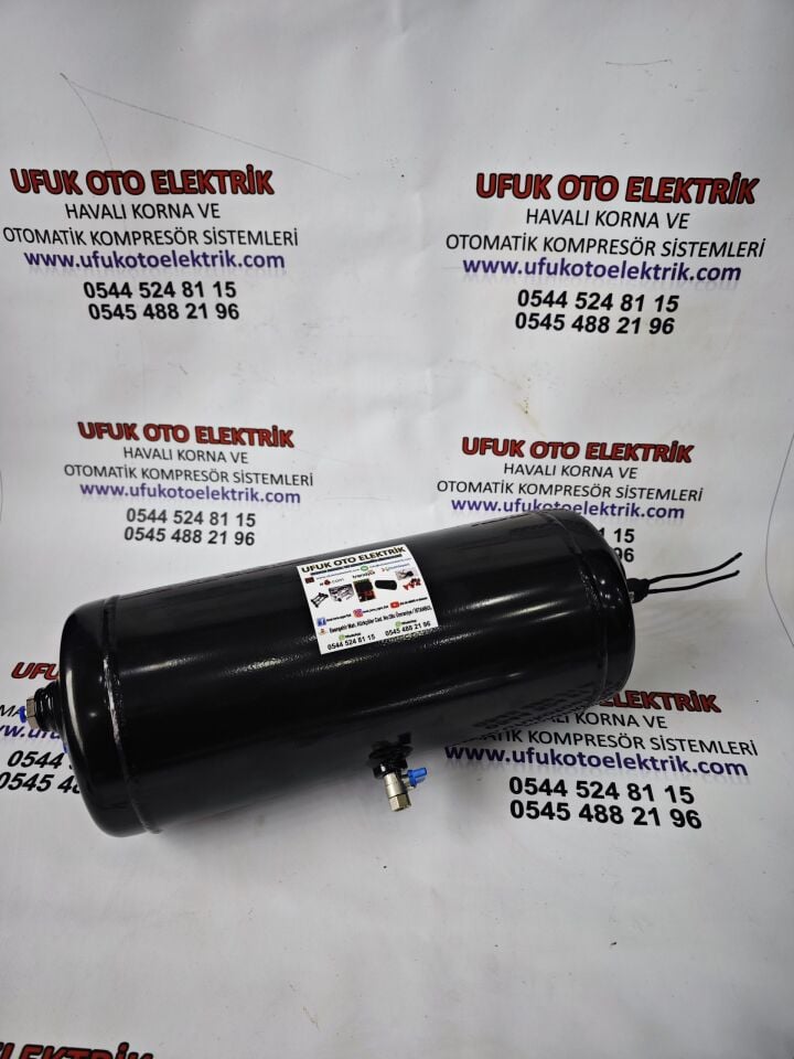 Havalı Korna ve Hava İşleri İçin Uygun Otomatik Kompresör 15 lt