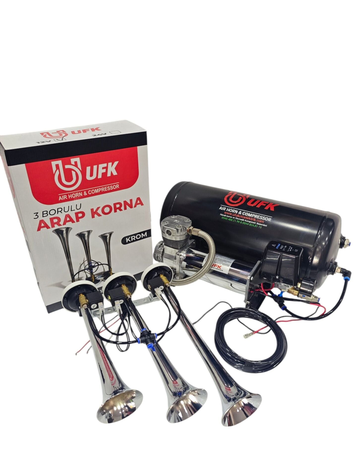 Arap Korna  Otomatik Sistem Havalı Korna Set 15 LT
